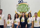 Visitantes são convidados a doarem alimentos durante a Expobel 2024