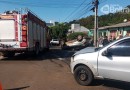 Capotamento é registrado no bairro Alvorada