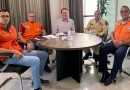 Pedron se reúne com autoridades da Defesa Civil para discutir ações de prevenção e mitigação de riscos no município