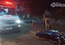 Homem sofre fratura em acidente no Centro de Francisco Beltrão