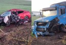 Grave acidente entre carro e caminhão deixa um morto, na PR 566