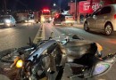 Motorista foge após atingir moto e deixar mãe e filha feridas na PR-281