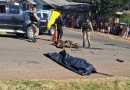 Motociclista morre após colisão com camionete