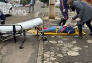 Colisão deixa mulher ferida no Vila Nova