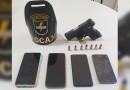 PM prende indivíduo com mercadorias ilegais, arma furtada e drogas no Bairro Cristo Rei