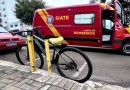 Homem é socorrido inconsciente após sofrer queda de bicicleta