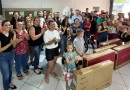 Ganhadores recebem prêmios da Campanha de Vacinação