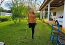 Mãe, esposa e guerreira: Vanessa luta para voltar a caminhar após amputação causada por câncer ósseo