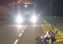Mulher fica inconsciente após queda de motocicleta no Contorno Viário
