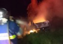 Acidente na BR-163 deixa duas vítimas carbonizadas