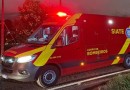 Jovem fica ferido em colisão entre carro e moto na PR-180