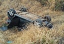 Morador de Francisco Beltrão fica ferido em capotamento de carro na BR-163