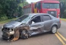 Acidente na PR-280 em Renascença deixa quatro pessoas feridas, incluindo duas crianças