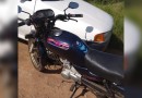 Jovem fica ferido em queda de moto