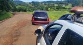 Polícia Militar recupera veículo furtado em estrada rural