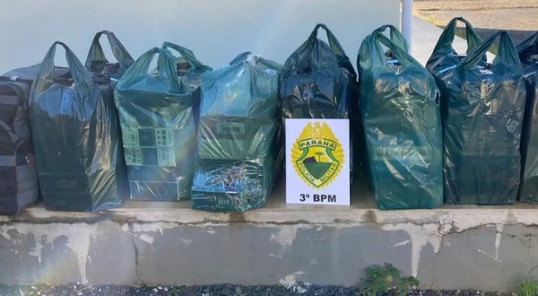 Polícia Militar de Coronel Vivida apreende mercadoria do Paraguai