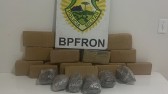 BPFRON apreende mais de 15kg de maconha em Ampére