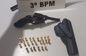 Homem é preso por porte ilegal de arma após disparos