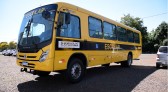 Campo Erê recebe novo ônibus de 52 lugares para o transporte escolar
