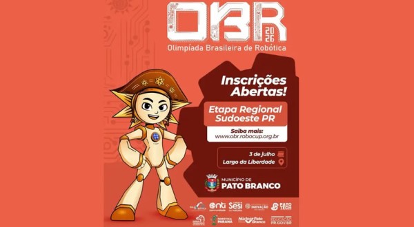 Município sedia etapa da Olimpíada Brasileira de Robótica 2026