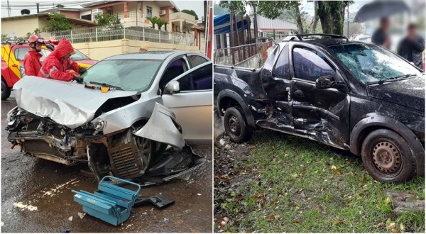 Homem fica ferido em colisão grave registrada no Bairro Luther King