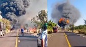 Tragédia na BR-163: o que se sabe sobre acidente com explosão de carretas que deixou 4 mortos em MS