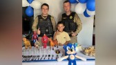 Polícia Militar celebra aniversário de menino fã da instituição