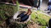 Idoso cai em manilha de 80 centímetros de profundidade em São Lourenço do Oeste
