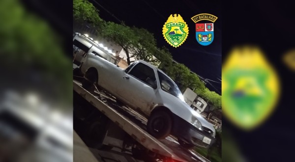 Veículo com alerta de furto é localizado pela PM