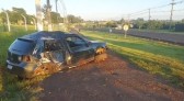Homem morre após ser ejetado de carro, em capotamento