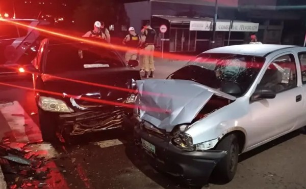 Duas pessoas ficam feridas em acidente de trânsito em Francisco Beltrão