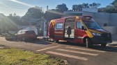 Acidente de trânsito no Bairro Jardim Floresta deixa homem ferido