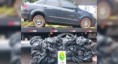 Polícia Militar apreende veículo com 660 quilos de camarão