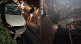 Duas pessoas ficam estado grave após acidente na PRC 280