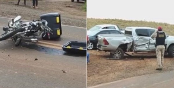 Motociclista vítima de acidente na PR-281 morre no hospital