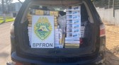 BPFRON apreende cigarros contrabandeados em Nova Prata do Iguaçu