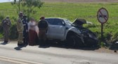 Colisão frontal na PR-483 próximo à Penitenciária Estadual de Francisco Beltrão resulta em prisão por embriaguez ao volante