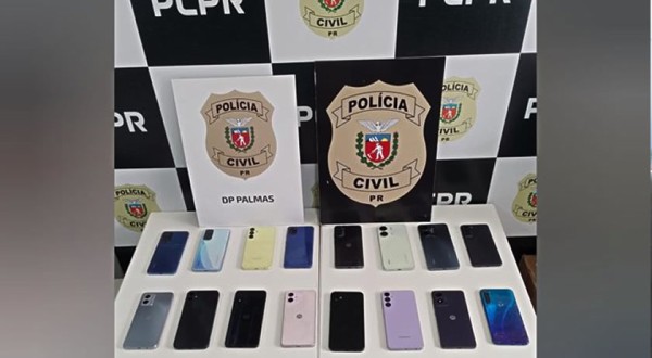 Celulares recuperados pela Polícia Civil são devolvidos as vítimas