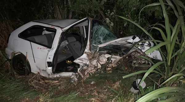 Uma pessoa morre e três ficam feridas em grave acidente