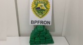 BPFRON apreende 17,3 kg de maconha em Santo Antônio do Sudoeste