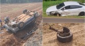 Grave colisão deixa feridos na PR 493 entre os municípios de Verê e Dois Vizinhos