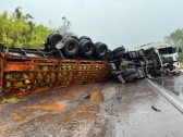 Duas pessoas morrem em grave acidente na BR 163