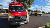 Colisão traseira e registrada em Coronel Vivida