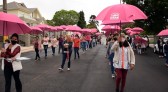 Mulheres de Campo Erê participam de caminhada em alusão ao Outubro Rosa