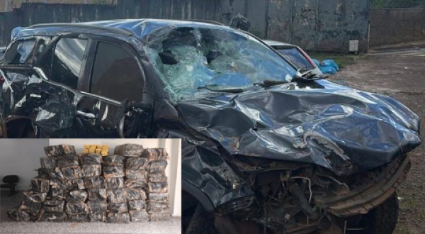 Polícia Militar recupera caminhonete furtada e apreende mais de uma tonelada de maconha