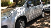 Acidente entre carro e caminhão deixa mulher ferida, no Centro de Beltrão