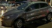 Acidente na Rua União da Vitória causa danos materiais