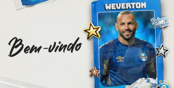 Weverton, ex Palmeiras é o novo goleiro do Grêmio