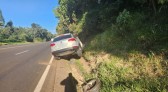 Condutor fica ferido em acidente na PR-182