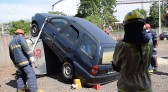Treinamento sobre resgate veicular integra socorristas do Corpo de Bombeiros, SAMU e Defesa Civil